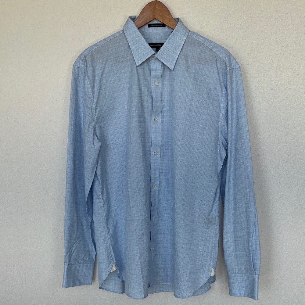 John Varvatos Sky Blue Dress Shirt- 16.5 (L)